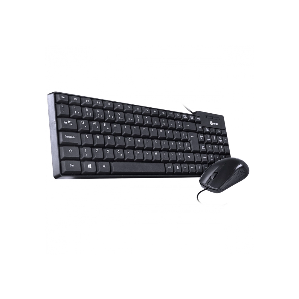 Teclado + Mouse VINIK Dynamic Usb Preto - Cd100