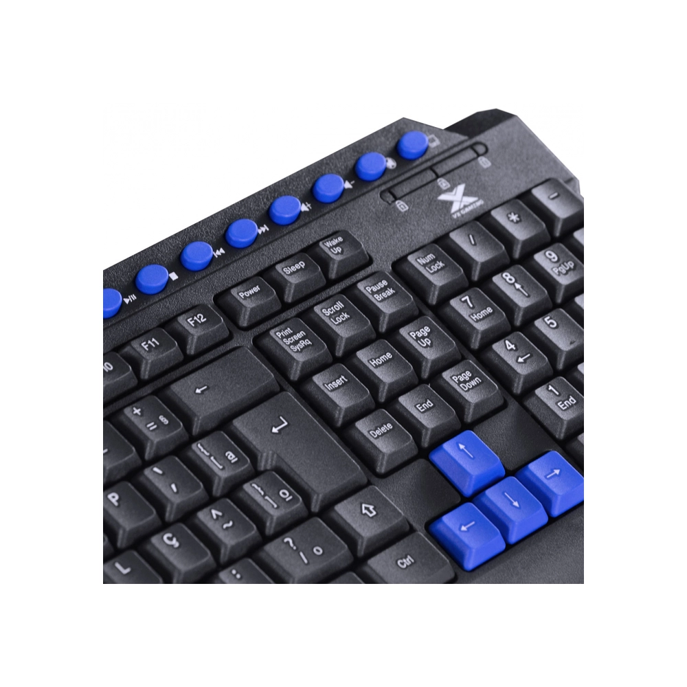 Teclado VINIK Vx Gaming Dragon V2 Gt102 - Preto Com Azul